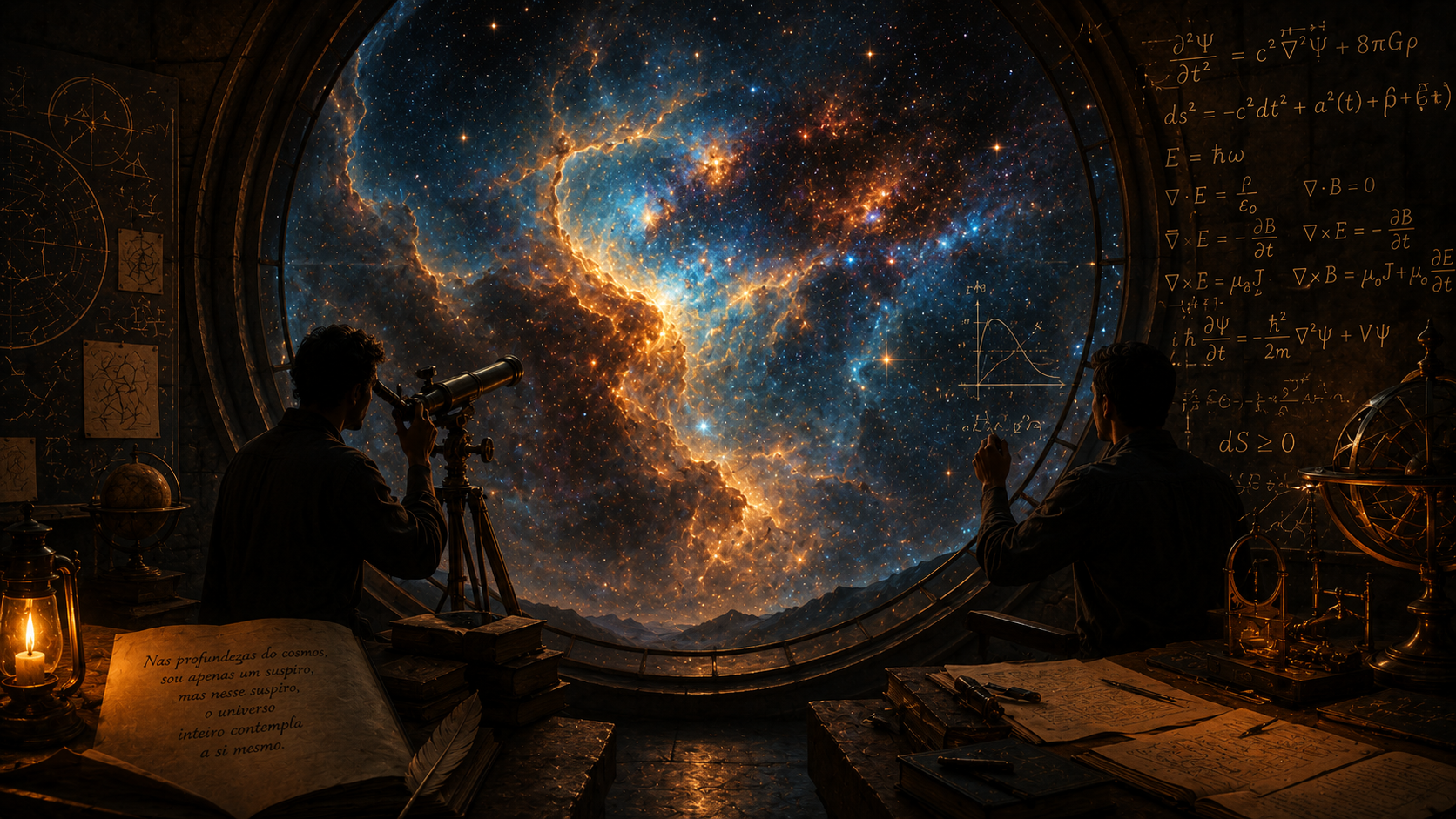 Cosmos vs. Uma Breve História do Tempo: dois convites ao universo com vozes completamente diferentes
