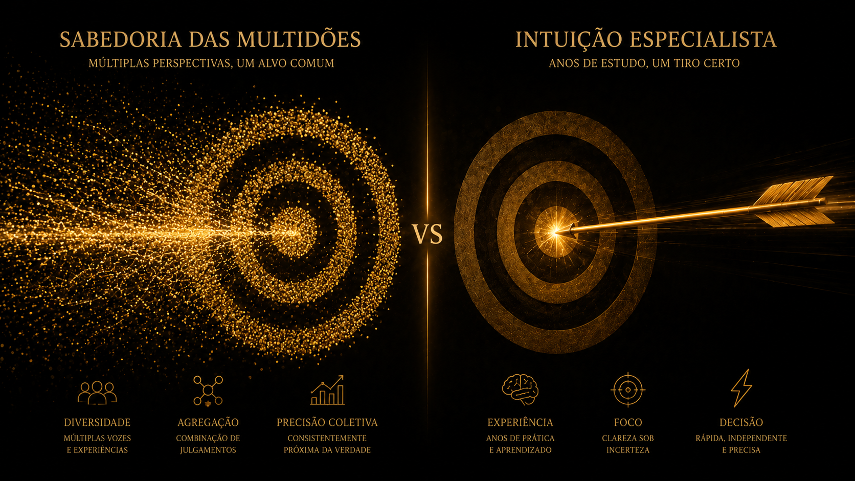 Blink vs. A Sabedoria das Multidões deve-se confiar no próprio instinto ou na inteligência coletiva